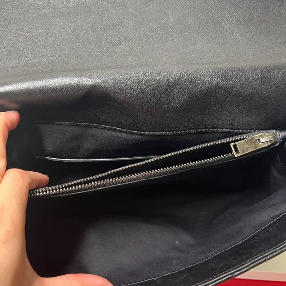 SOLD ON MERC YSL Yves Saint Laurent Large Matelasse Chevron College Bag - Picture 7 of 13